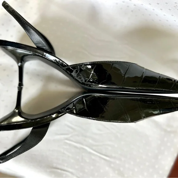 Patent leather Slingback Pumps, black, SCHUTZ - Picture 6 of 11